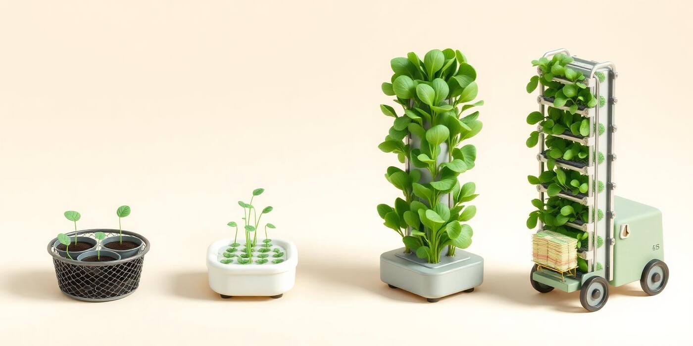 Hydroponic Farming process